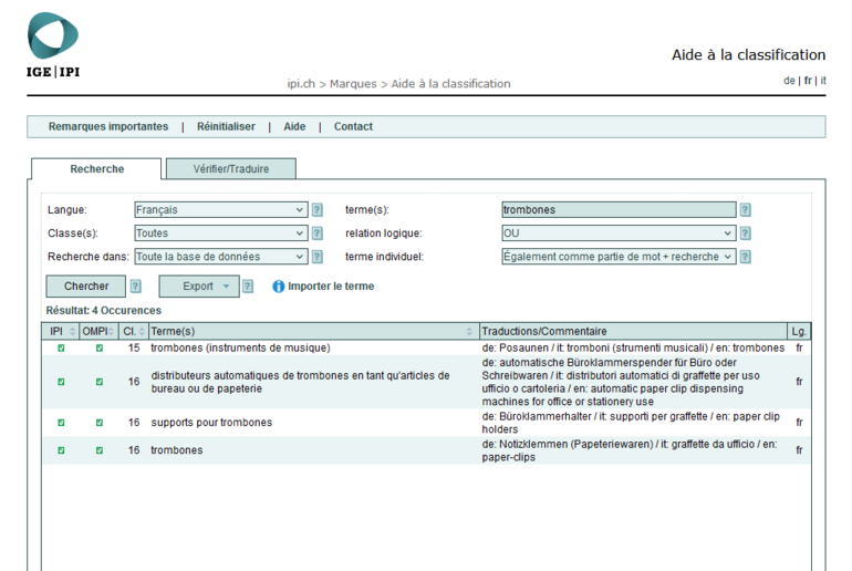 Outil d'aide à la classification